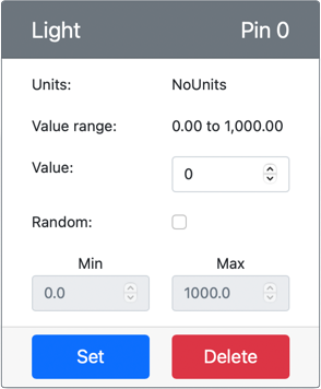 光传感器已创建